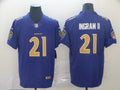 Men's Baltimore Ravens Mark Ingram II #21 Purple Game Jerseys