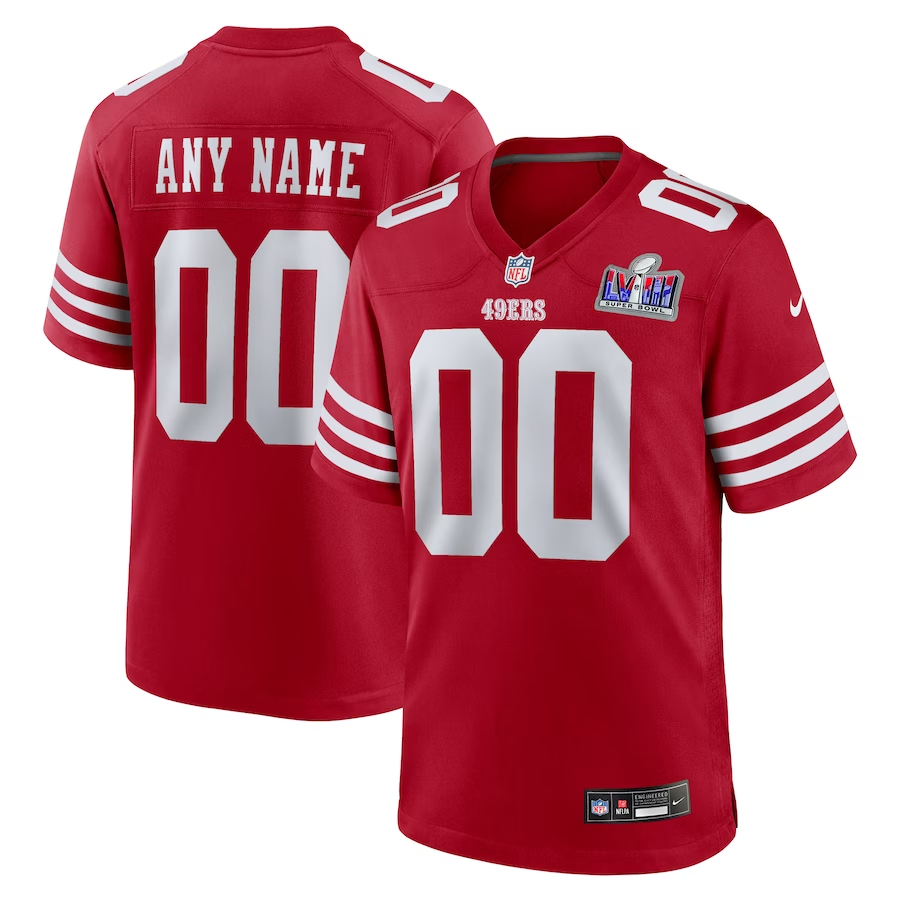 Men's San Francisco 49ers Joe Montana Mitchell & Ness Scarlet Legacy Replica Player Jerseys