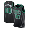 Men's Boston Celtics Black 2022/23 Swingman Custom Jerseys - Statement Edition
