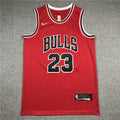 Men's Chicago Bulls Michael Jordan #23 Red Fast Break Replica Player Jerseys