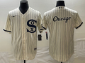 Men's Chicago White Sox Cream Replica Game Jerseys