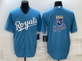 Men's Kansas City Royals Light Blue Replica Player Jerseys