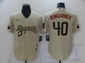 Men's Arizona Diamondbacks Madison Bumgarner #40 Beige Replica Baseball Jerseys