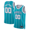 Men's Charlotte Hornets Teal Swingman Custom Jerseys - Icon Edition