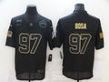 Men's Los Angeles Chargers Joey Bosa #97 Black Game Jerseys
