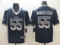 Men's Dallas Cowboys Leighton Vander Esch #55 Navy Alternate Game Jerseys
