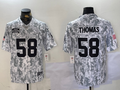 Men's Kansas City Chiefs Derrick Thomas #58 Arctic Camo 2024 Salute to Service Retired Player Limited Jerseys