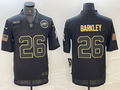 Men's Philadelphia Eagles Saquon Barkley #26 Black Alternate Game Jerseys