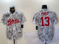 Men's San Francisco 49ers Brock Purdy #13 Arctic Camo Salute to Service Limited Jerseys
