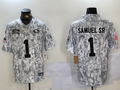 Men's San Francisco 49ers Deebo Samuel Sr #1 Arctic Camo 2024 Salute to Service Limited Jerseys