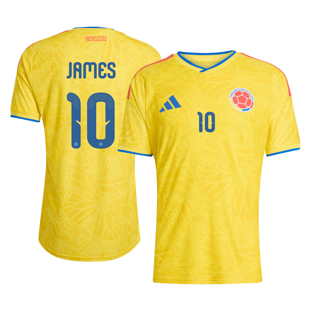 JAMES #10 Colombia Home Player Version Jersey World Cup 2026