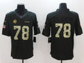 Men's Pittsburgh Steelers Alejandro Villanueva #78 Black Authentic Game Jerseys