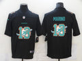 Men's Miami Dolphins #13 Dan Marino Black Alternate Player Game Jerseys