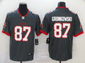 Men's Tampa Bay Buccaneers Rob Gronkowski #87 Gray Vapor Limited Jerseys