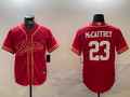 Men's San Francisco 49ers Christian McCaffrey #23 Scarlet Team Game Jerseys