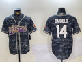 Men's Minnesota Vikings Sam Darnold #14 Grey Camouflage Game Jerseys