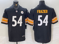 Men's Pittsburgh Steelers Zach Frazier #54 Black Game Jerseys