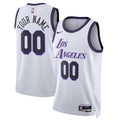 Men's Los Angeles Lakers White 2022/23 Swingman Custom Jerseys - City Edition