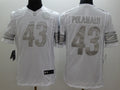 Men's Pittsburgh Steelers Troy Polamalu #43 White Game Player Jerseys