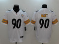Men's Pittsburgh Steelers T.J. Watt #90 White Game Jerseys