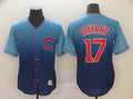 Men's Chicago Cubs Kris Bryant #17 Blue Player Jerseys