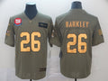 Men's New York Giants Saquon Barkley #26 Brown Alternate Game Jerseys