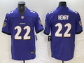 Men's Baltimore Ravens Derrick Henry #22 Purple Game Player Jerseys