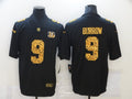 Men's Cincinnati Bengals Joe Burrow #9 Black Player Game Jerseys