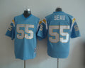Men's San Diego Chargers Junior Seau Mitchell & Ness Blue Legacy Replica Jerseys