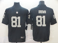 Men's Las Vegas Raiders Tim Brown #81 Black Game Player Jerseys