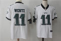 Men's Philadelphia Eagles #11 Carson Wentz Game Jerseys White