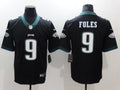 Men's Philadelphia Eagles Nick Foles #9 Black Game Jerseys