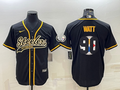 Men's Pittsburgh Steelers T.J. Watt #90 Black Alternate Jerseys Joint edition