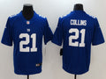 Men's New York Giants Landon Collins #21 Blue Game Jerseys