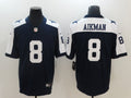 Men's Dallas Cowboys Troy Aikman #8 Navy Game Jerseys