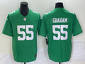 Men's Philadelphia Eagles Brandon Graham #55 Green Game Jerseys