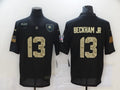 Men's Cleveland Browns #13 Odell Beckham Jr. Black Player Game Jerseys