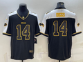 Men's Buffalo Bills Stefon Diggs #14 Black Player Game Jerseys