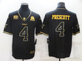 Men's Dallas Cowboys Dak Prescott #4 Black Game Player Jerseys