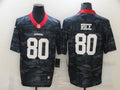 Men's San Francisco 49ers Jerry Rice #80 Gray Camouflage Game Jerseys