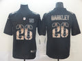 Men's New York Giants #26 Saquon Barkley Black Game Jerseys