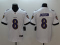 Men's Baltimore Ravens Lamar Jackson White Vapor Limited Jerseys