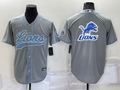 Men's Detroit Lions Gray Game Jerseys