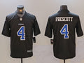 Men's Dallas Cowboys Dak Prescott Black Game Player Jerseys