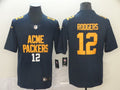 Men's Green Bay Packers Aaron Rodgers #12 Navy City Edition Game Jerseys