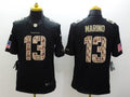 Men's Miami Dolphins #13 Dan Marino Black Game Jerseys