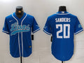 Men's Detroit Lions Barry Sanders #20 Blue Player Jerseys