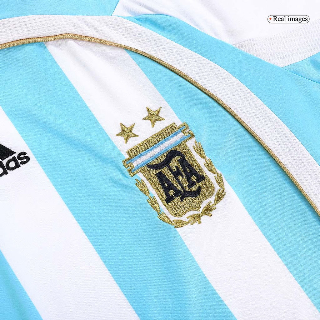 Retro MESSI #19 2006 Argentina Home Soccer Jersey