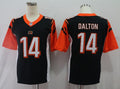 Men's Cincinnati Bengals Andy Dalton #14 Black Game Jerseys
