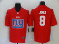 Men's New York Giants Daniel Jones #8 Red Player Game Jerseys